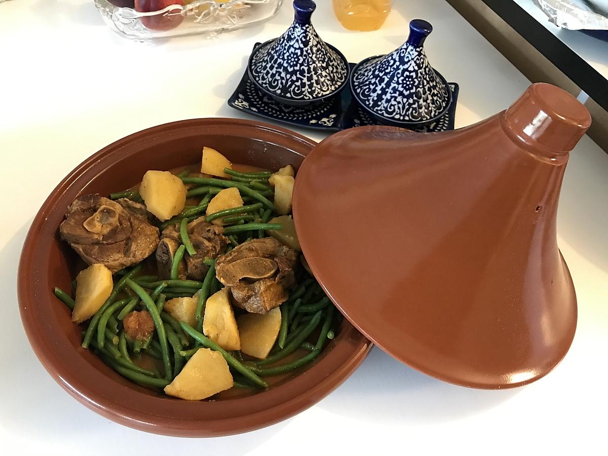 recette TAJINE D’AGNEAU ET HARICOTS VERTS