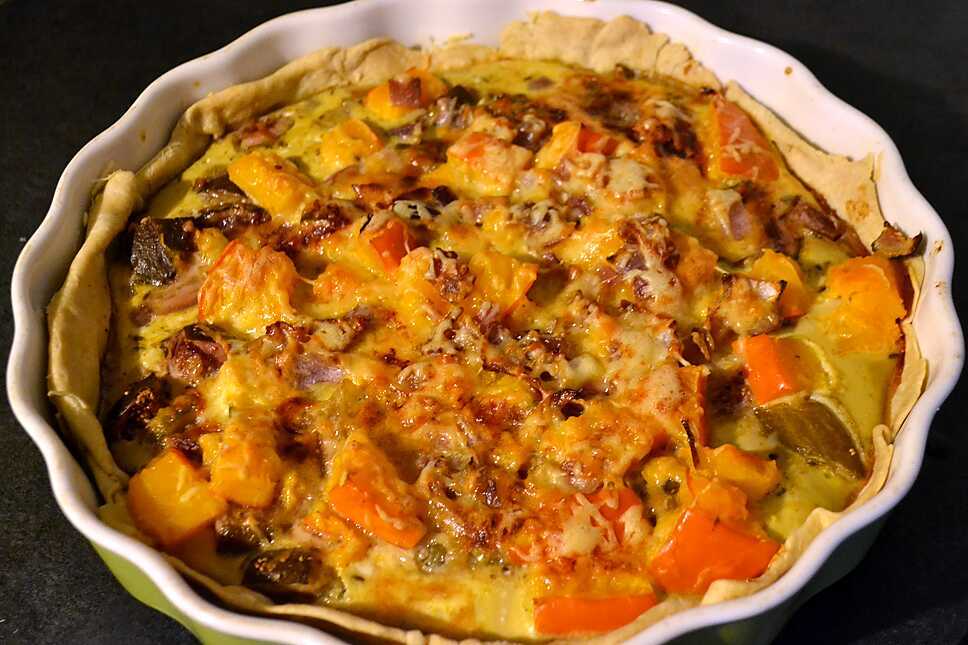 recette Quiche potiron et figue