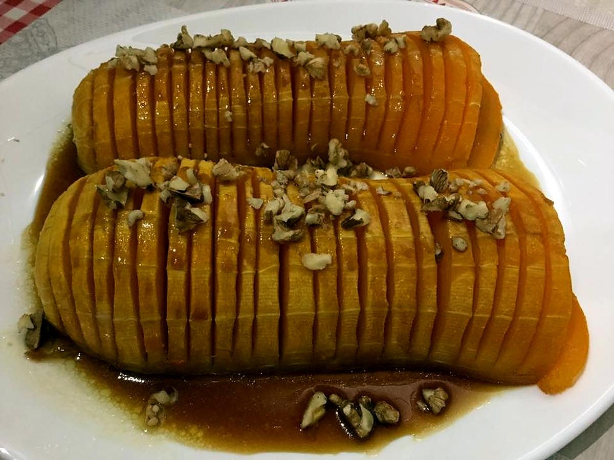 recette BUTTERNUT RÔTIE  AU FOUR