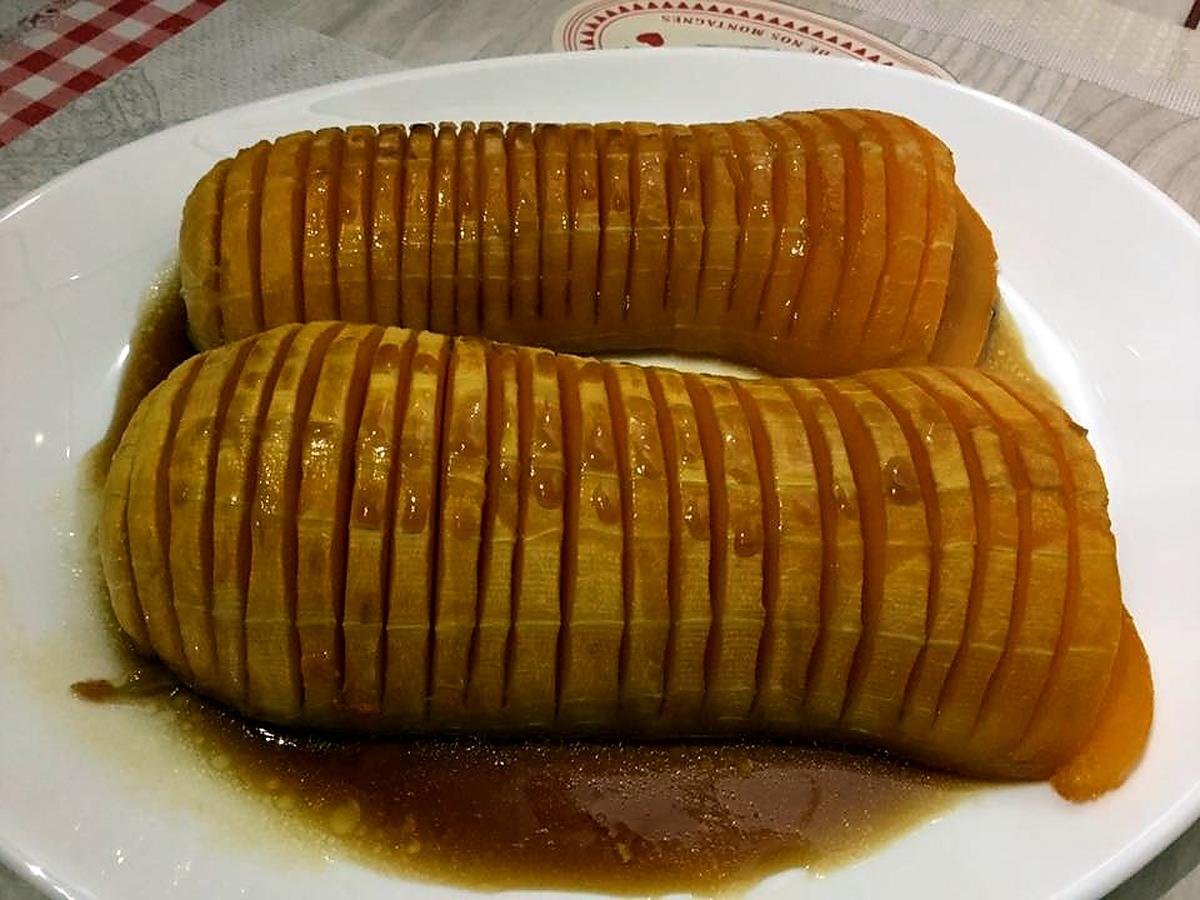 recette BUTTERNUT RÔTIE  AU FOUR