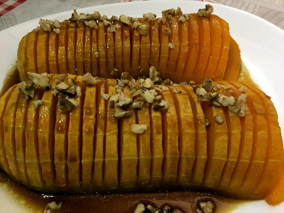 recette BUTTERNUT RÔTIE  AU FOUR