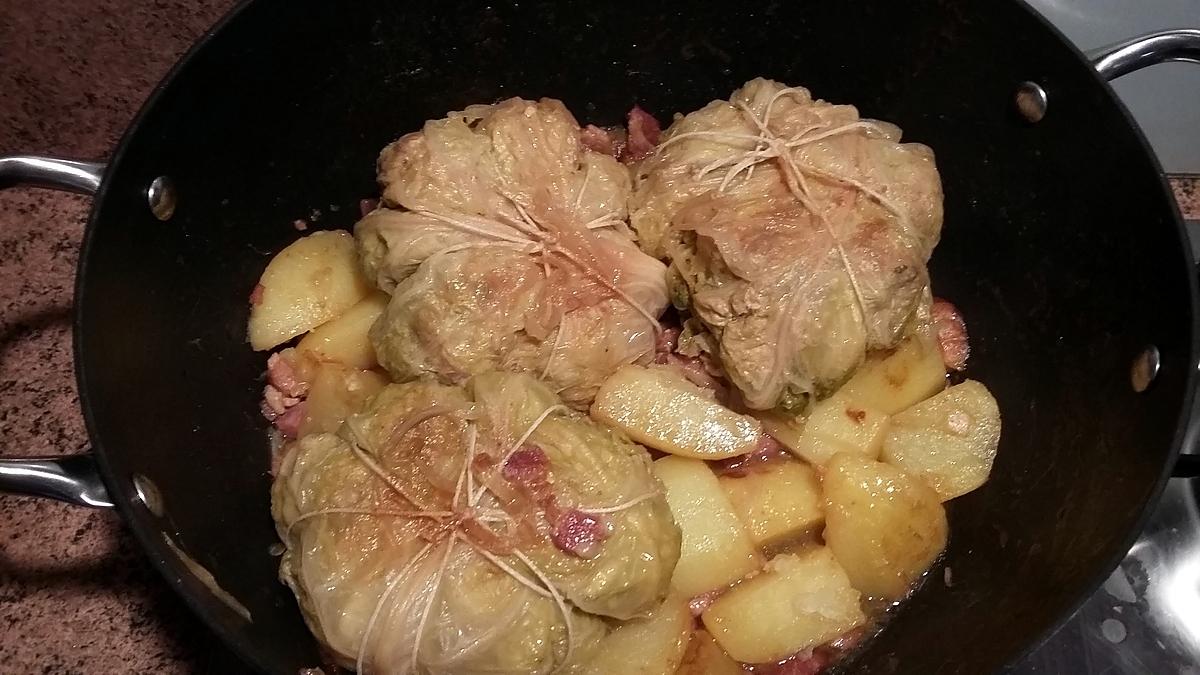 recette Choux farcis et ses petites pommes de terre