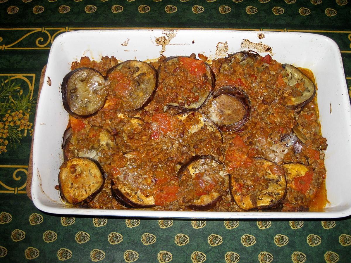 recette Moussaka façon gratin