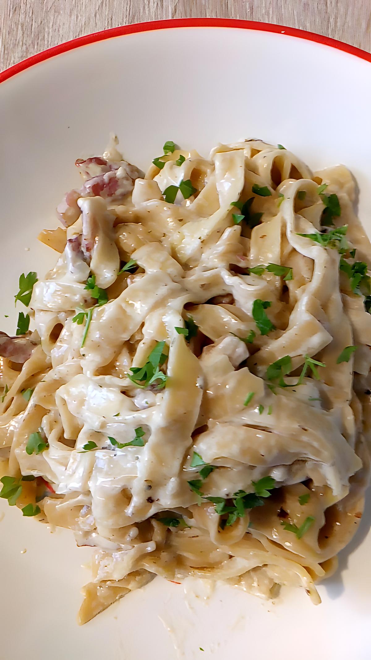 recette tagliatelles a la carbonara