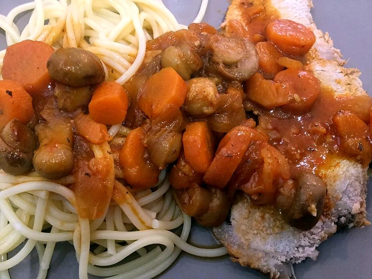 recette RÔTI DE PORC A LA TOMATE AU COOKEO