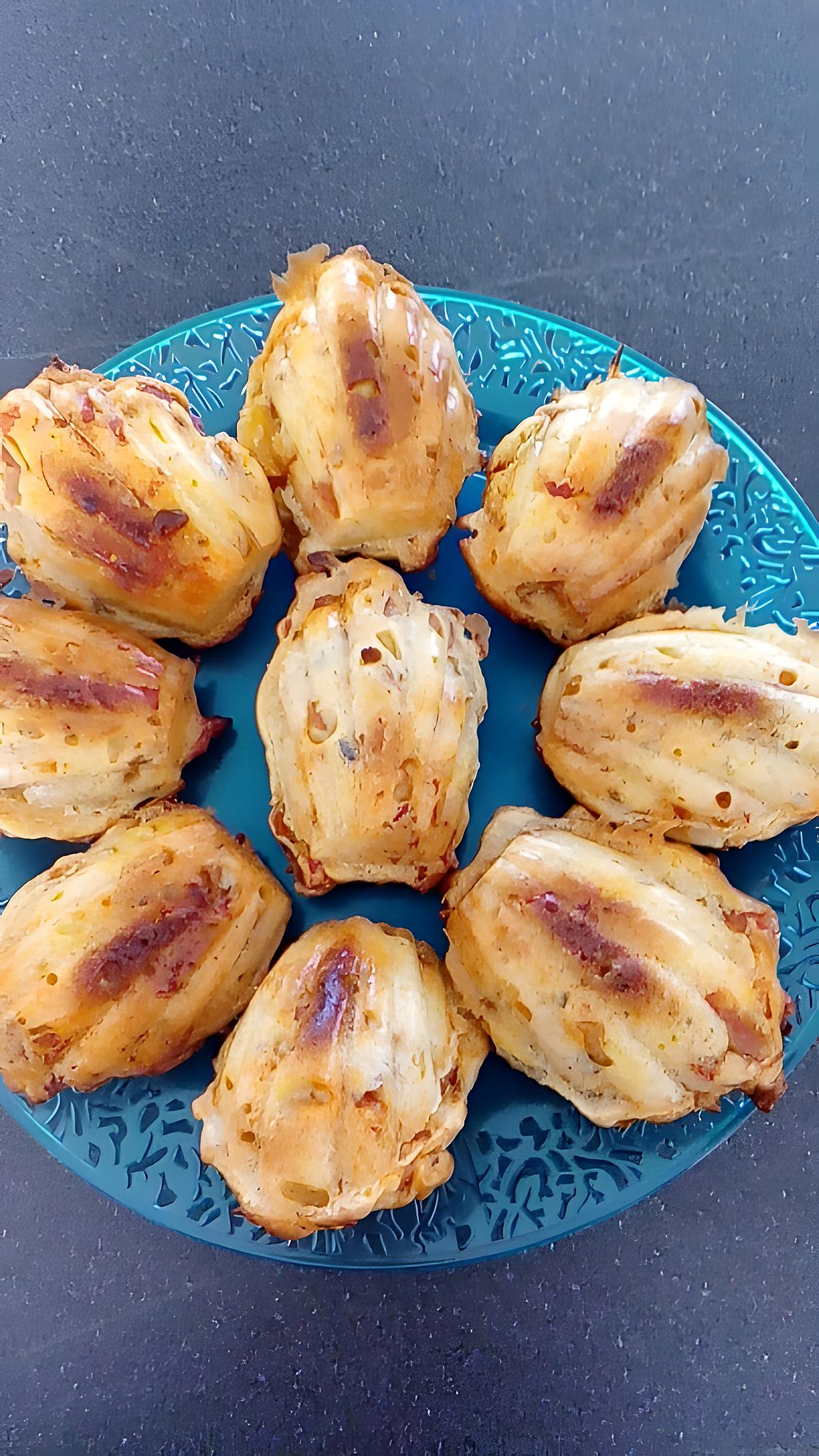 recette madeleines chorizo tomates séchées