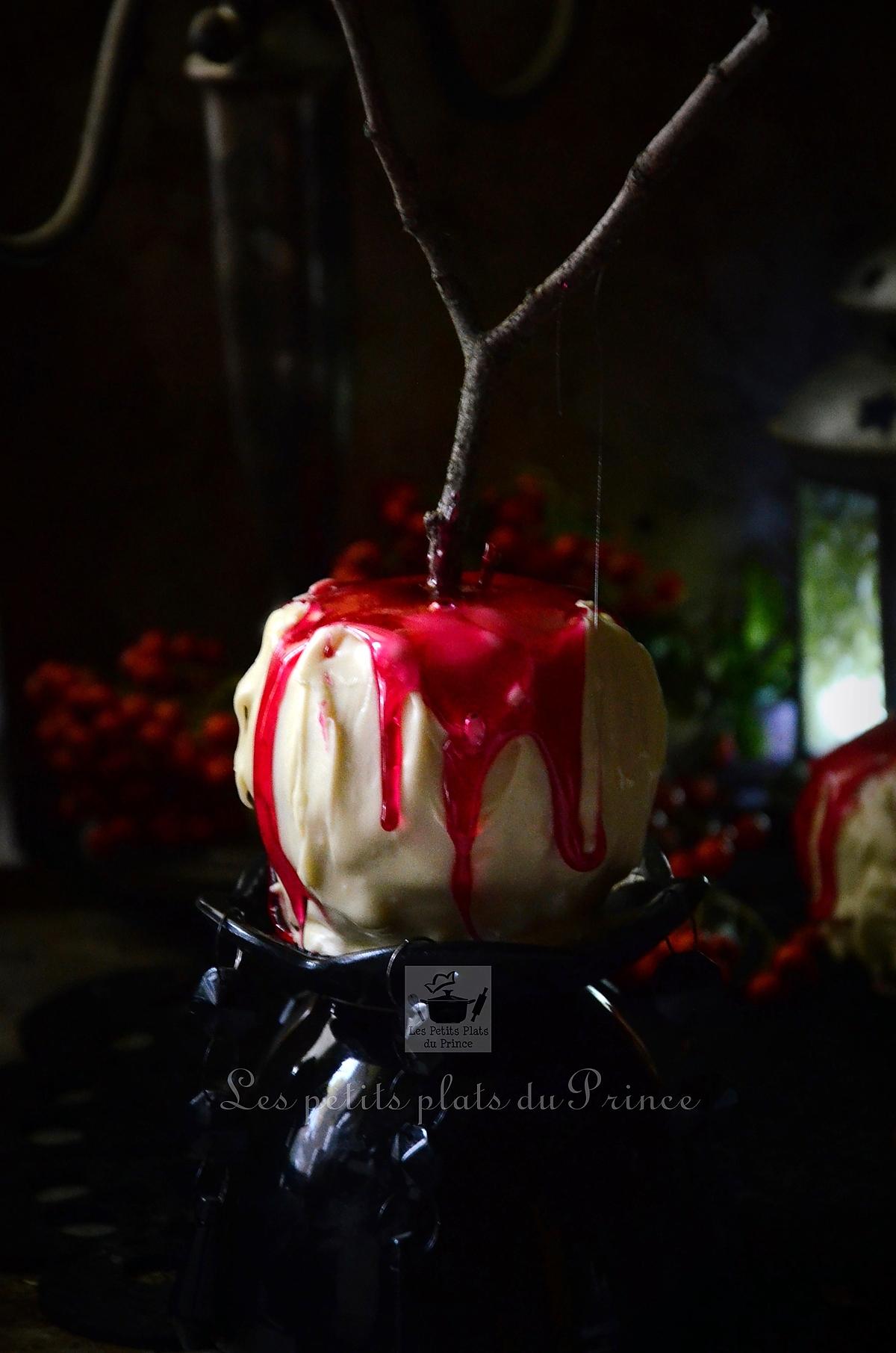 recette Pomme empoisonnée de la Sorcière pour Halloween