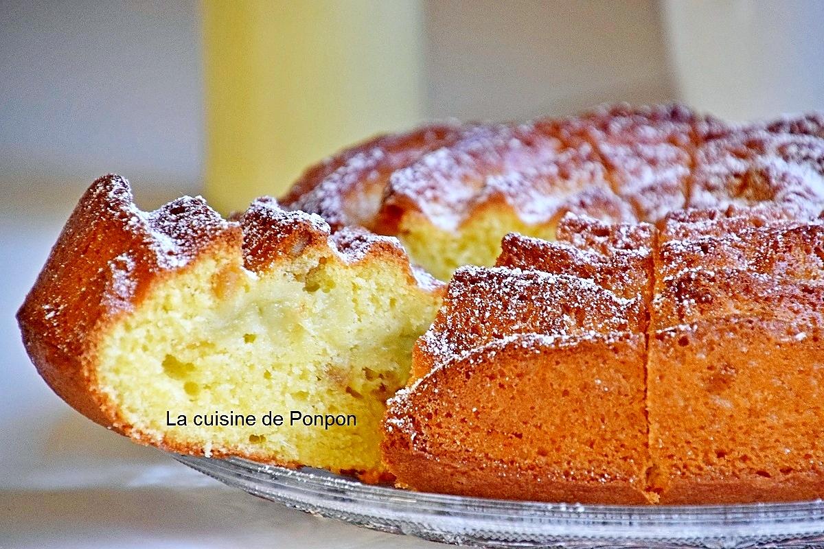 recette Gâteau yaourt au beurre de rhubarbe