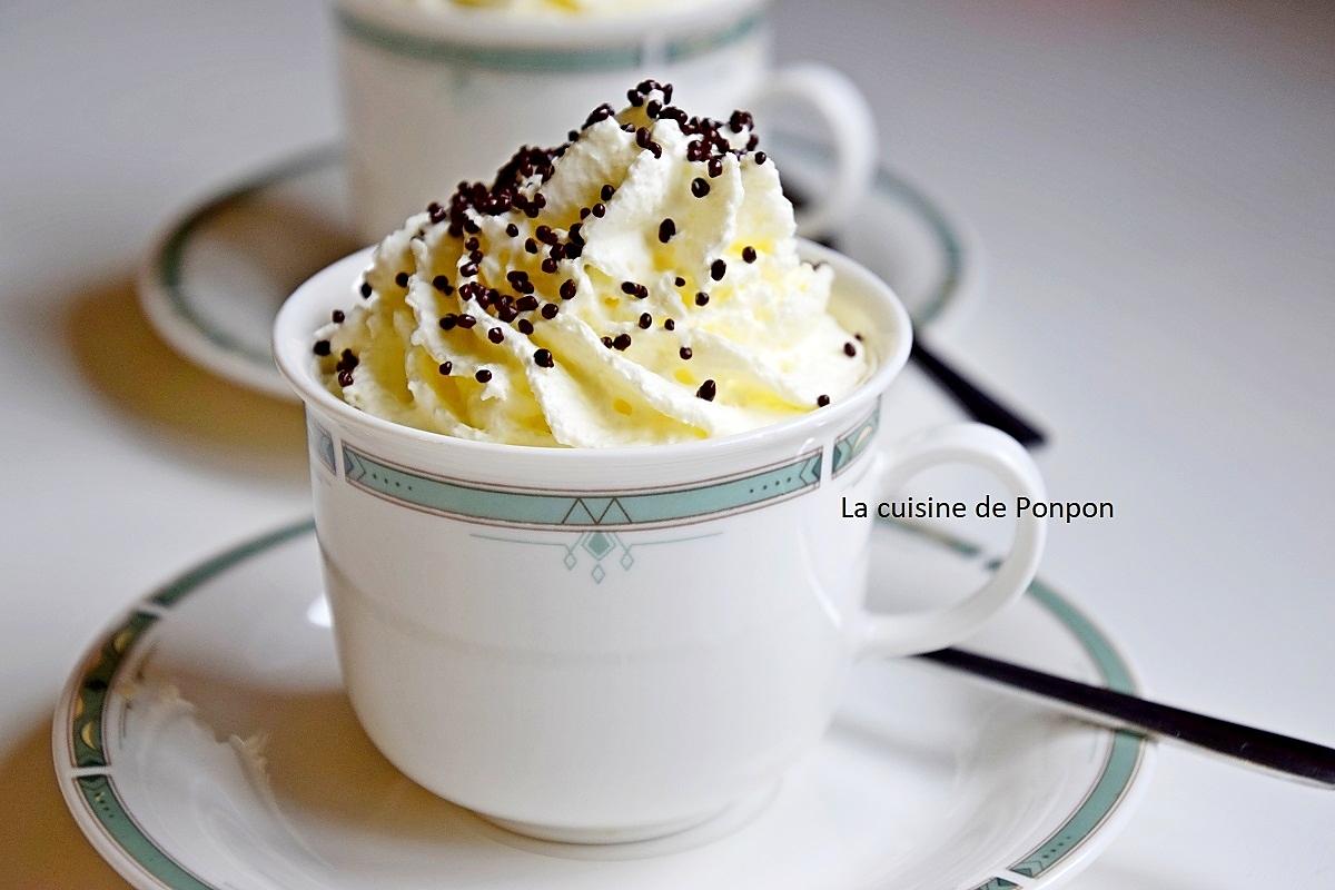 recette Riz au lait et à la confiture de lait cacao et noisettes comme un cappuccino...