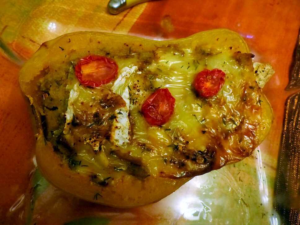 recette Butternut farci au boeuf et au camembert