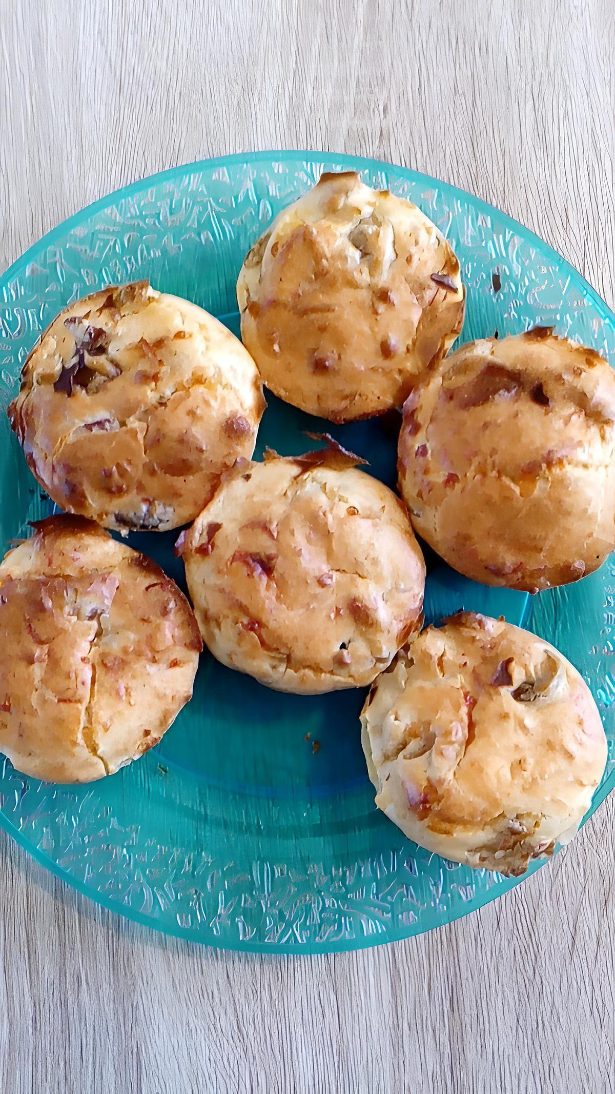 recette muffins champignons lardons chevre