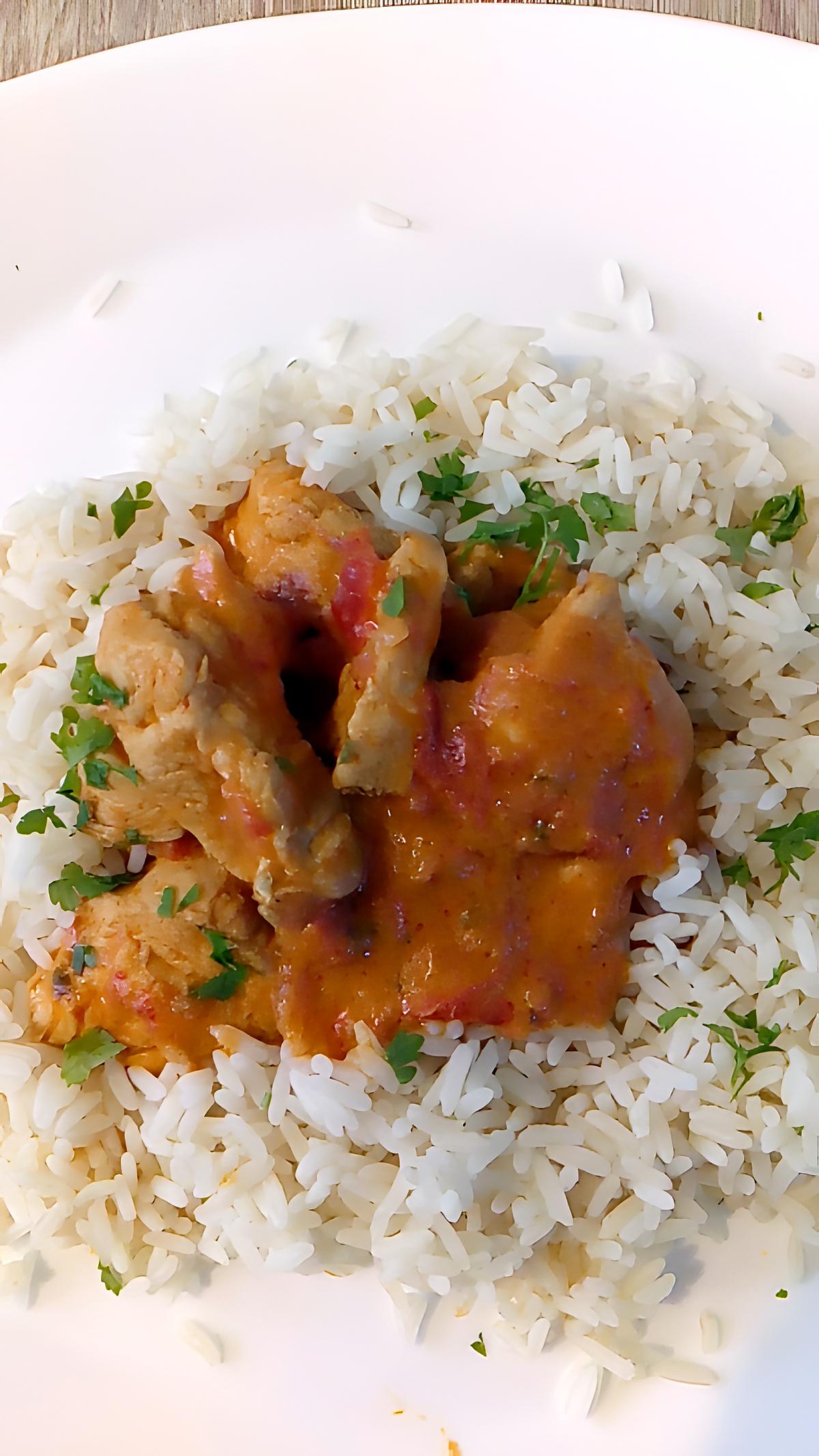 recette poulet thai au curry rouge