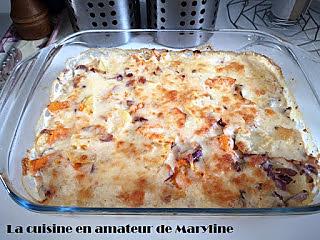 recette Gratin de potiron façon dauphinois