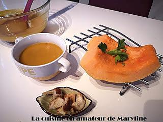 recette Soupe de potiron carottes