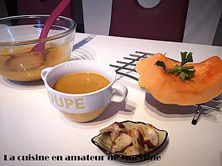 recette Soupe de potiron carottes