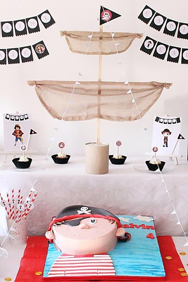 recette Buffet d'anniversaire sur le théme *Pirate* pour les 4ans de mon fils et les 40ans de mon mari