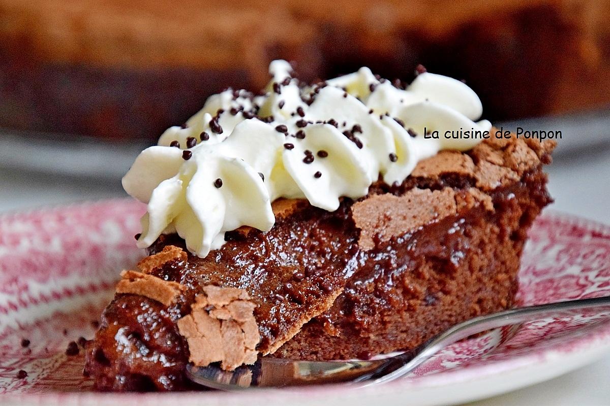 recette Gâteau fondant mortel au chocolat et ses 8 oeufs...