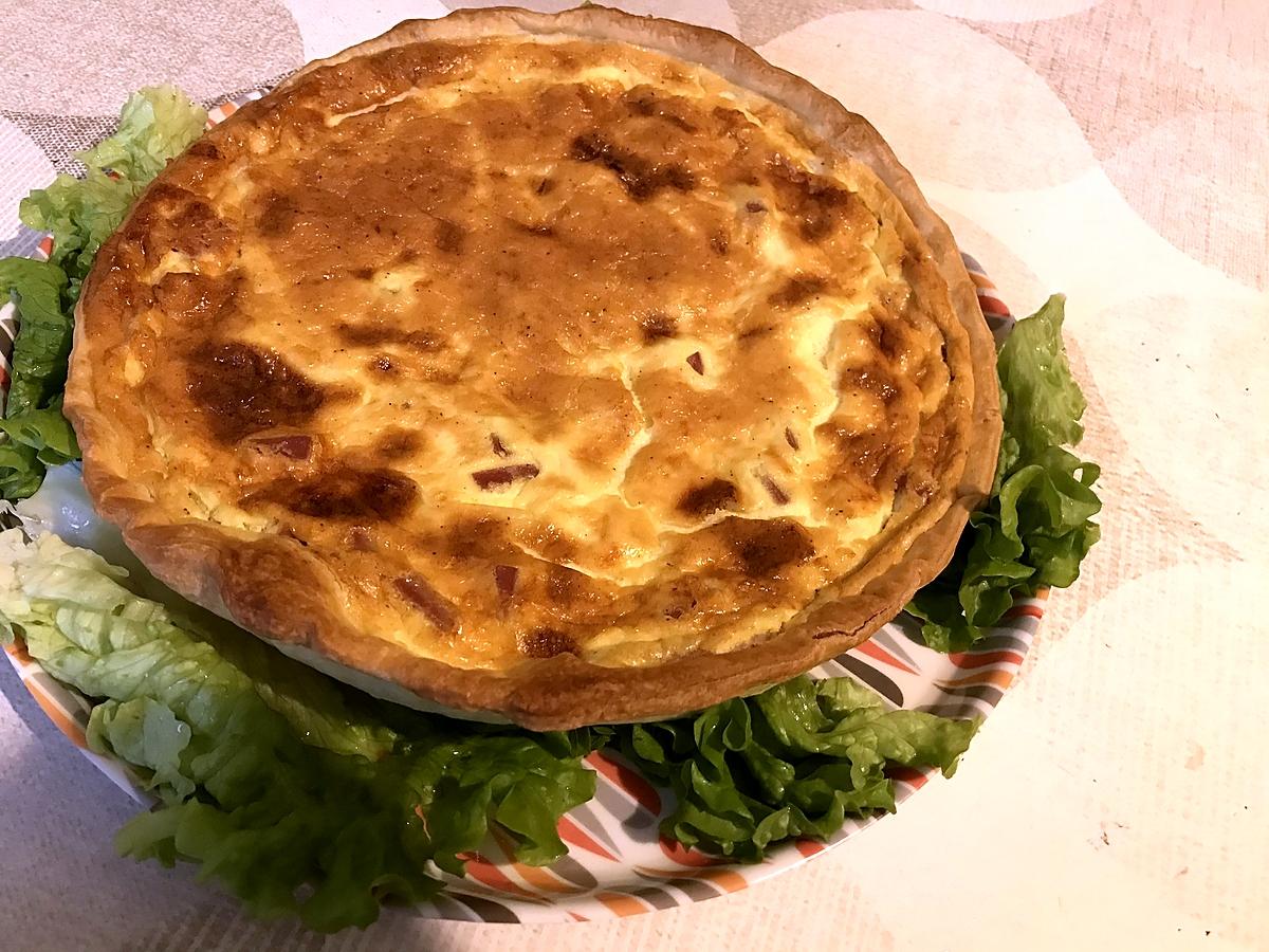 recette QUICHE LORRAINE