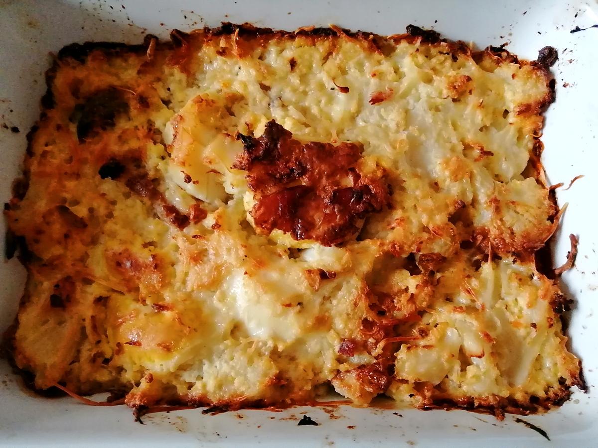 recette gratin de chou fleur  aux  oeufs  de nathalie  les food amours