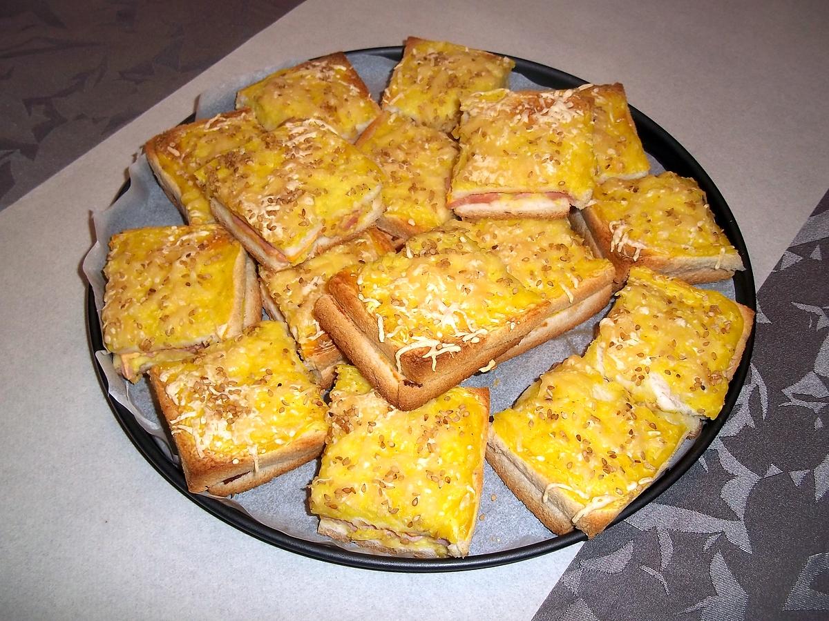 recette Mini croque-monsieur pour l’apéro 