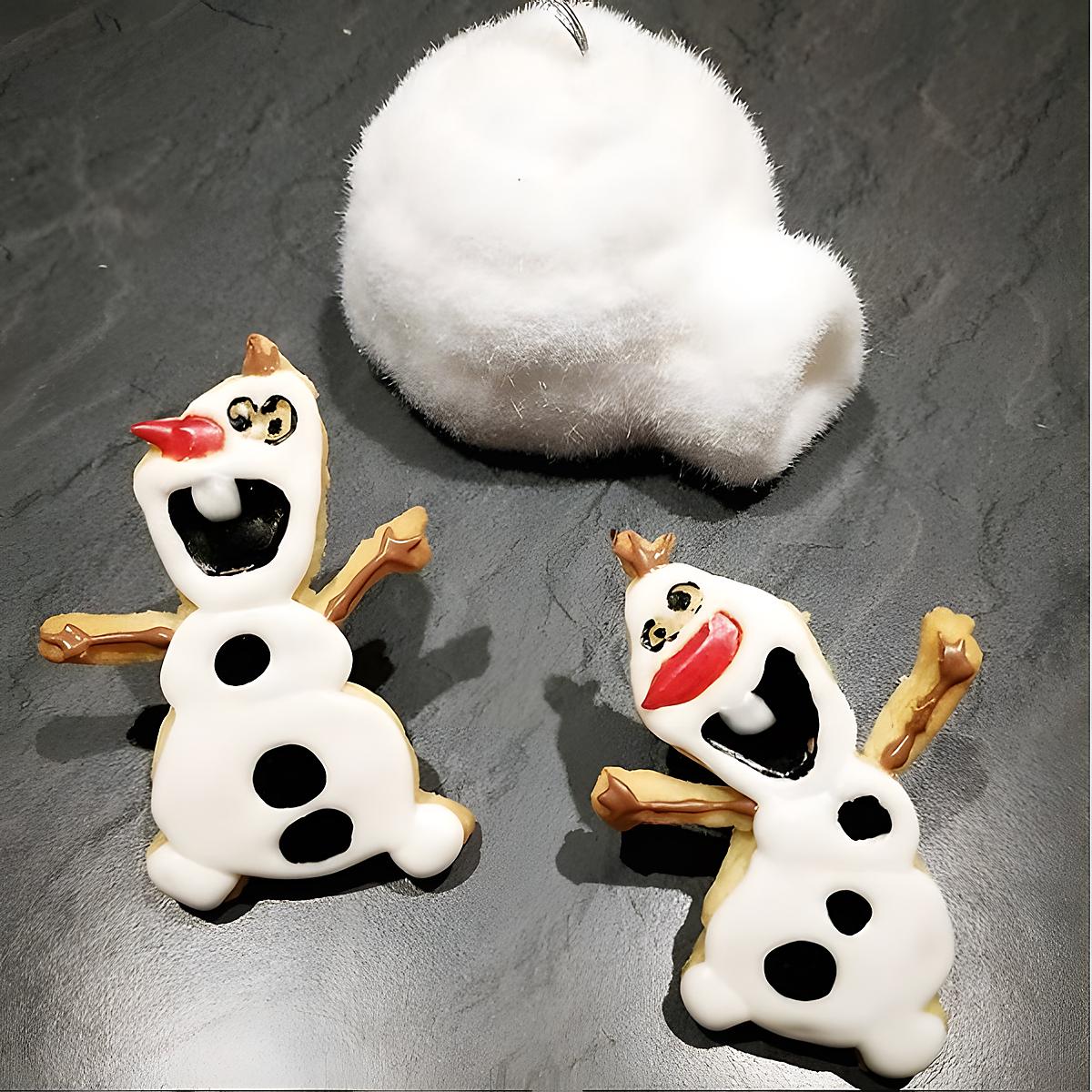 recette Cookies OLAF - La Reine des Neiges (Frozen)