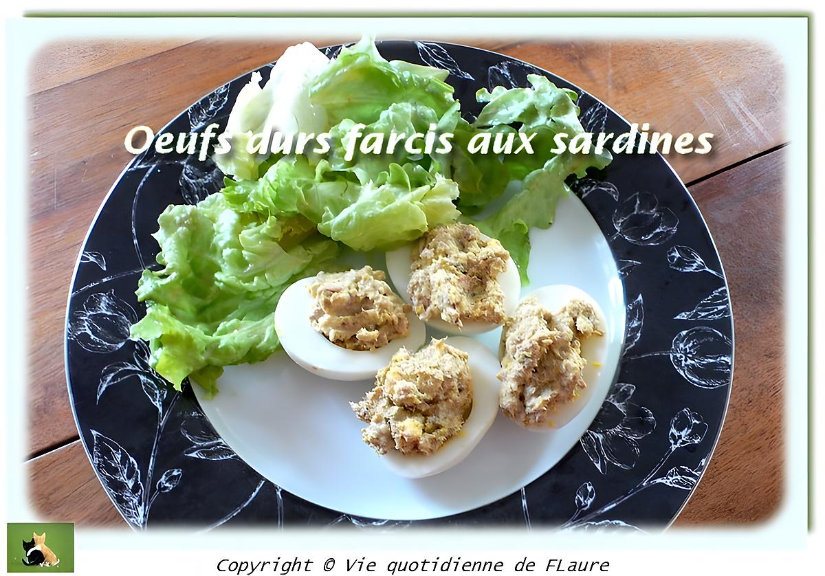 recette Œufs durs farcis aux sardines