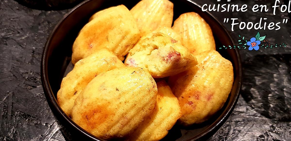 recette Madeleines lardons oignon et thym