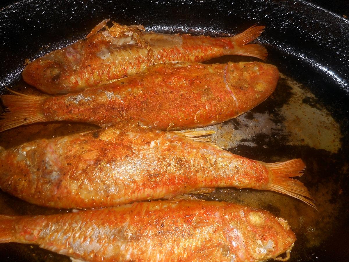 recette Rougets barbet aux épices et frits