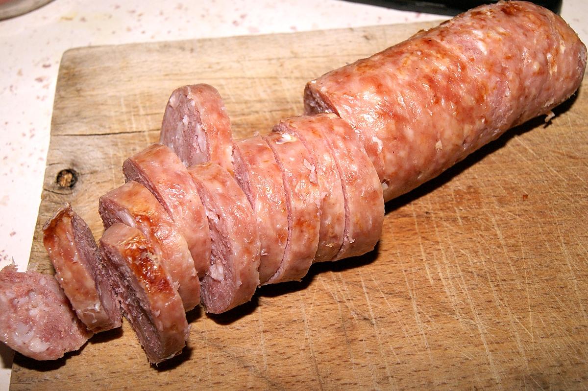 recette Pommes de terre et saucisse de Morteau à la cancoillotte à l'ail.