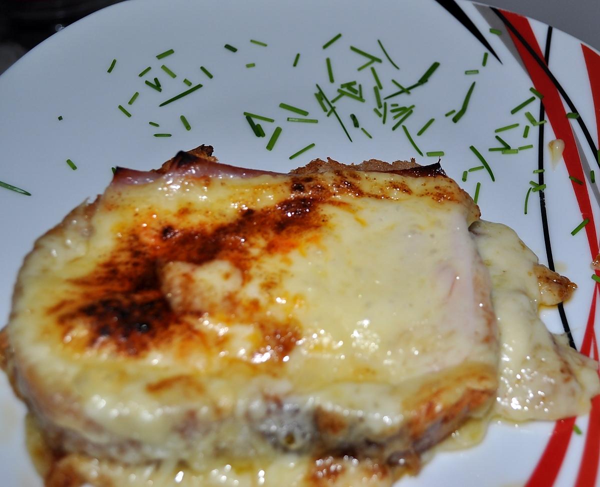 recette CROÛTE AU FROMAGE GRATINÉES