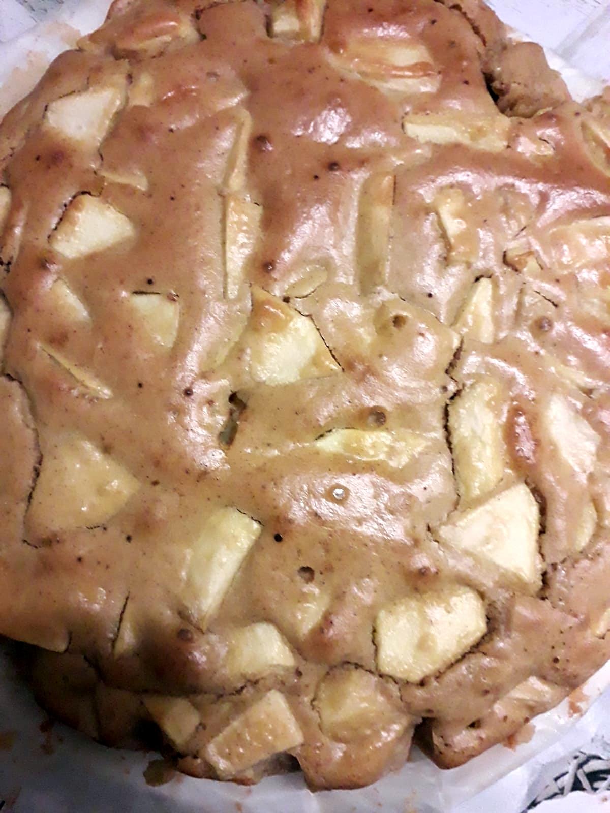 recette Gâteau aux pommes sans lait sans beurre