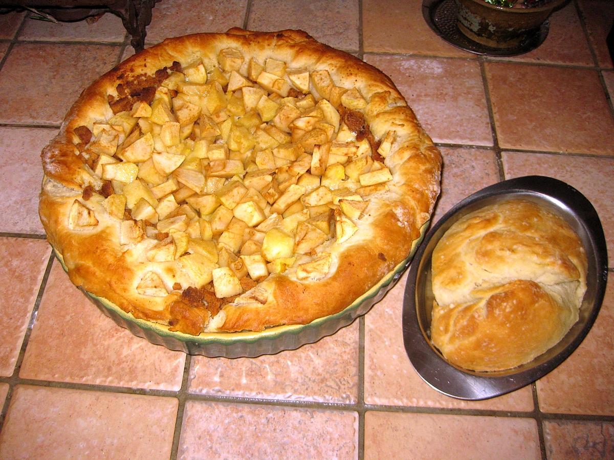 recette Tarte aux pommes avec ma pâte magique