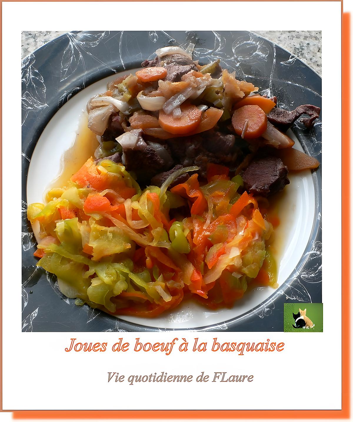 recette Joues de bœuf à la basquaise