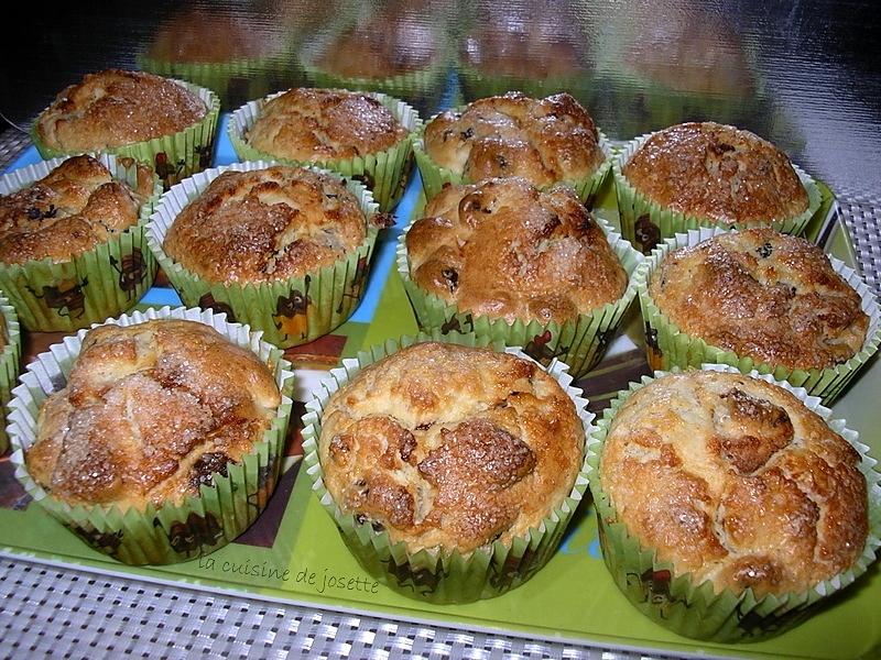recette muffins aux canneberges