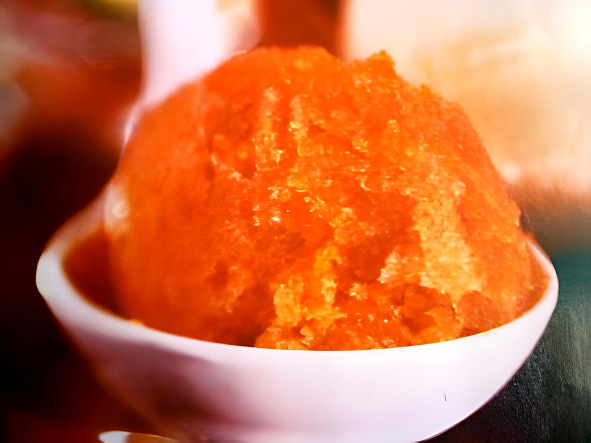 recette Sorbet à la tomate