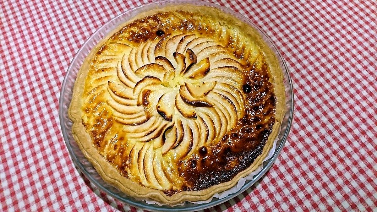 recette tarte aux pommes à la migaine