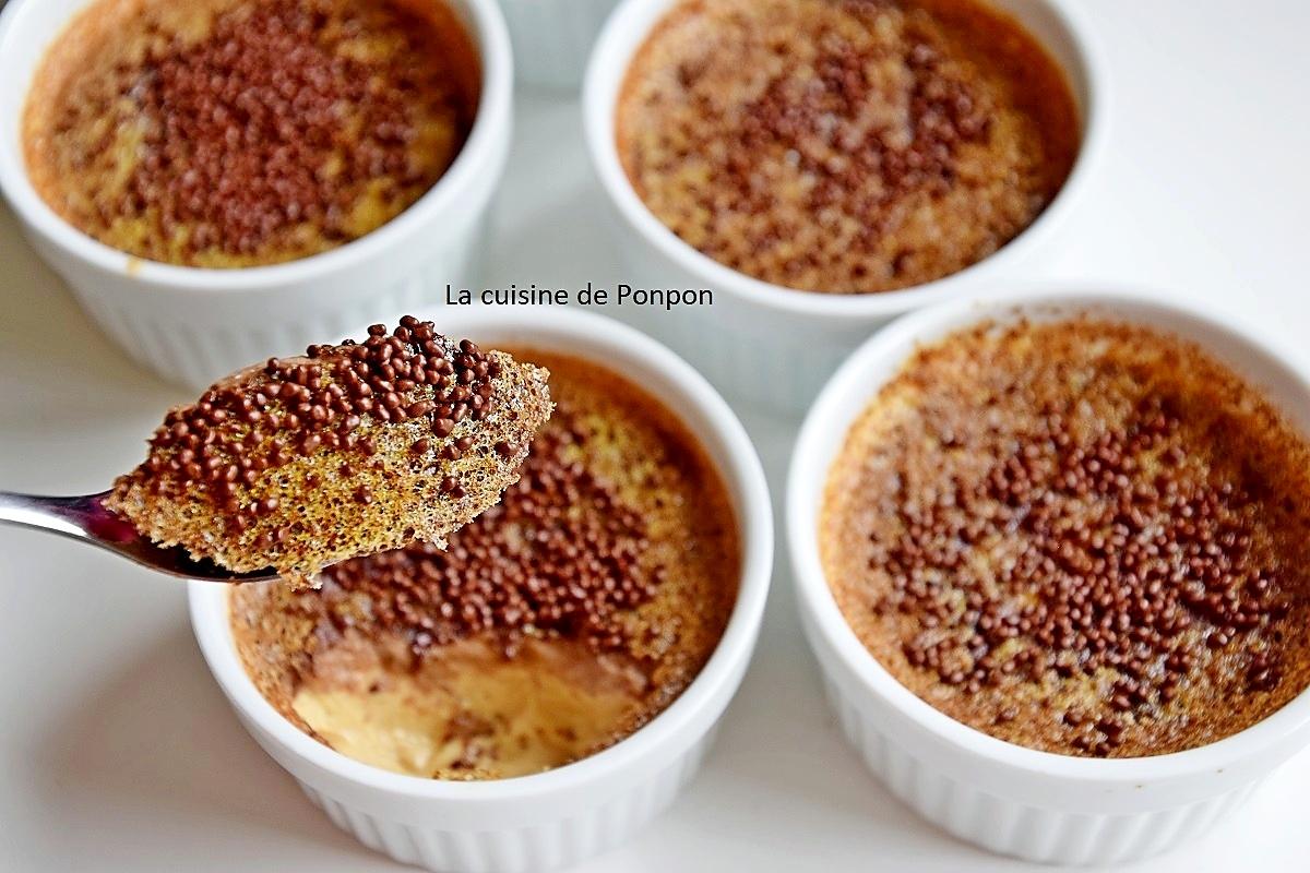 recette Flan à la confiture de lait cacao et noisettes Raffolé, sans farine