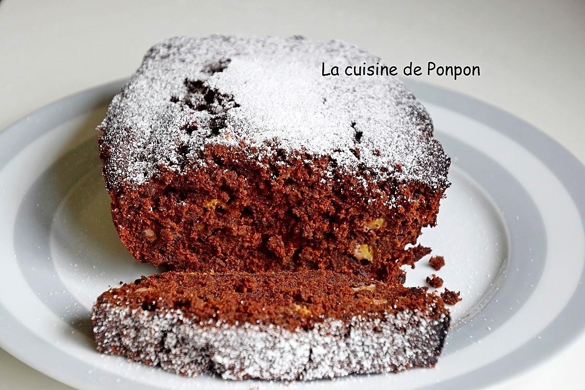 recette Cake aux bananes et chocolat