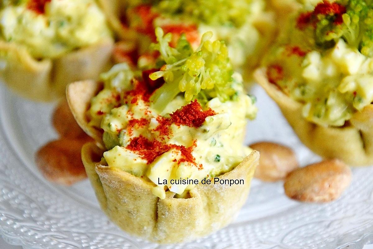 recette Amuse bouche salade de brocoli, végétarien