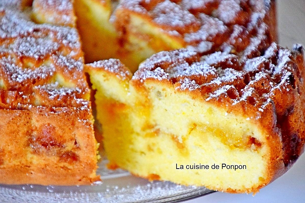 recette Gâteau au yaourt à la confiture de clémentine corse, agrumes confits et confiture de lait