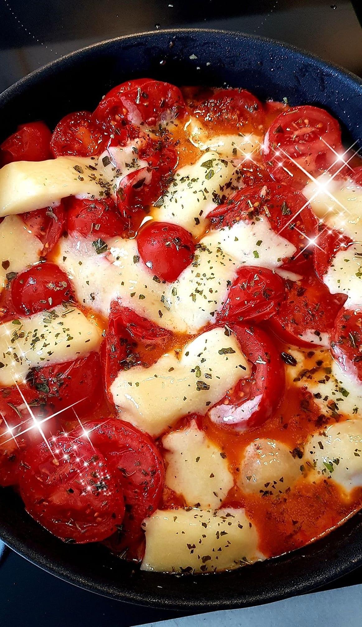 recette Tomates rôties au cantal