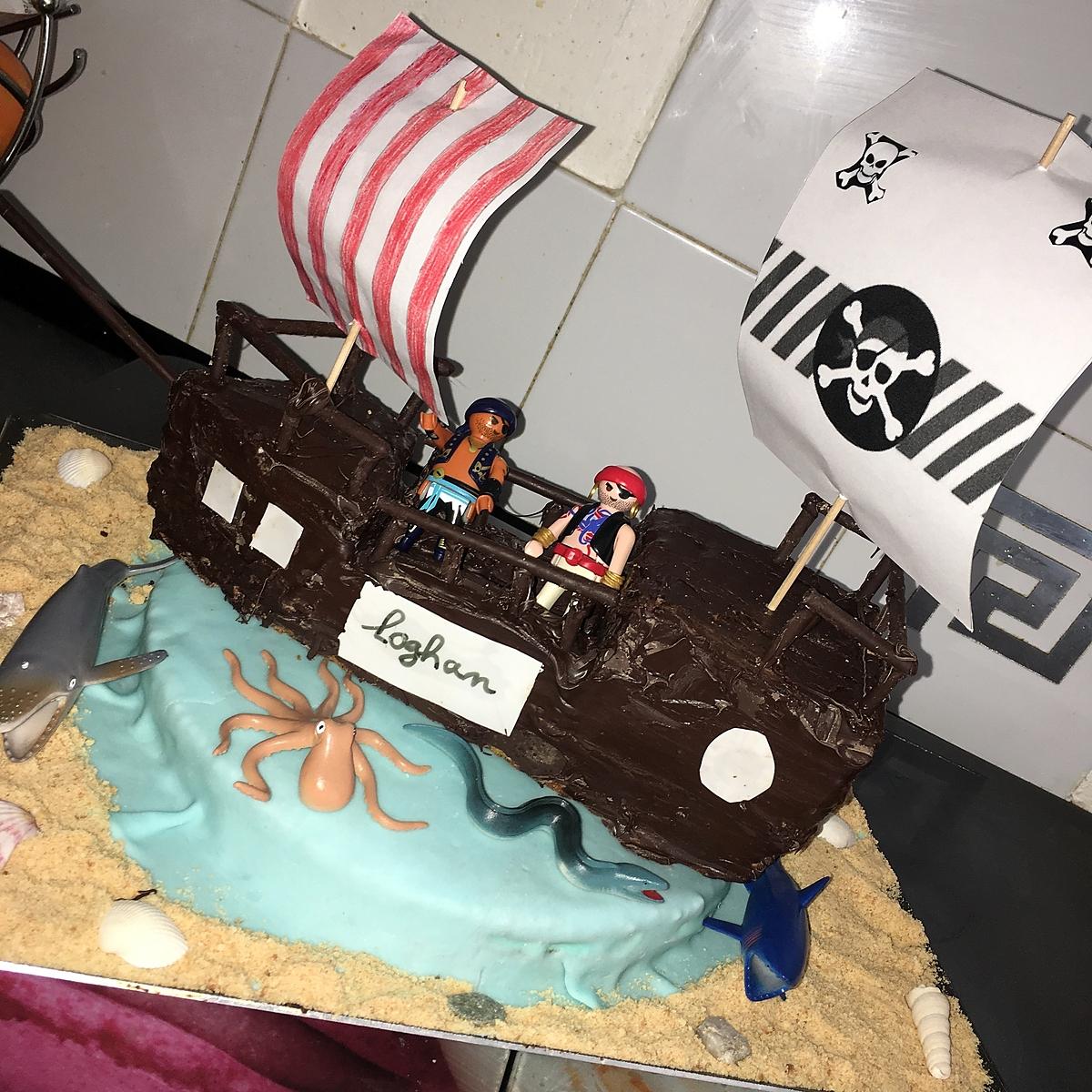 recette Gateau bateau de pirate