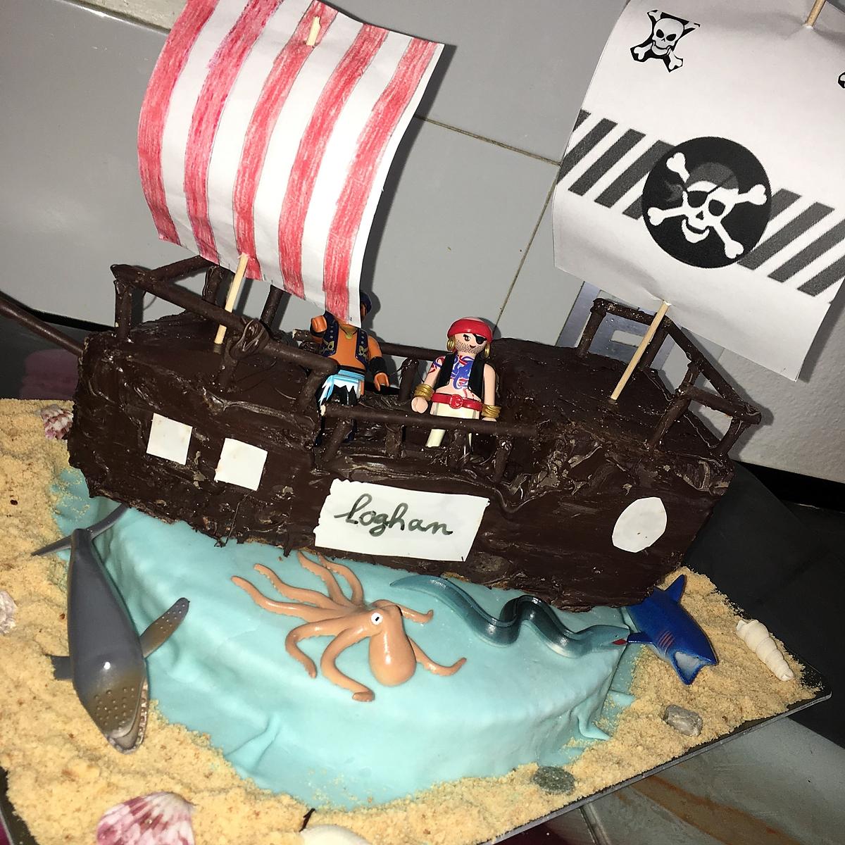 recette Gateau bateau de pirate