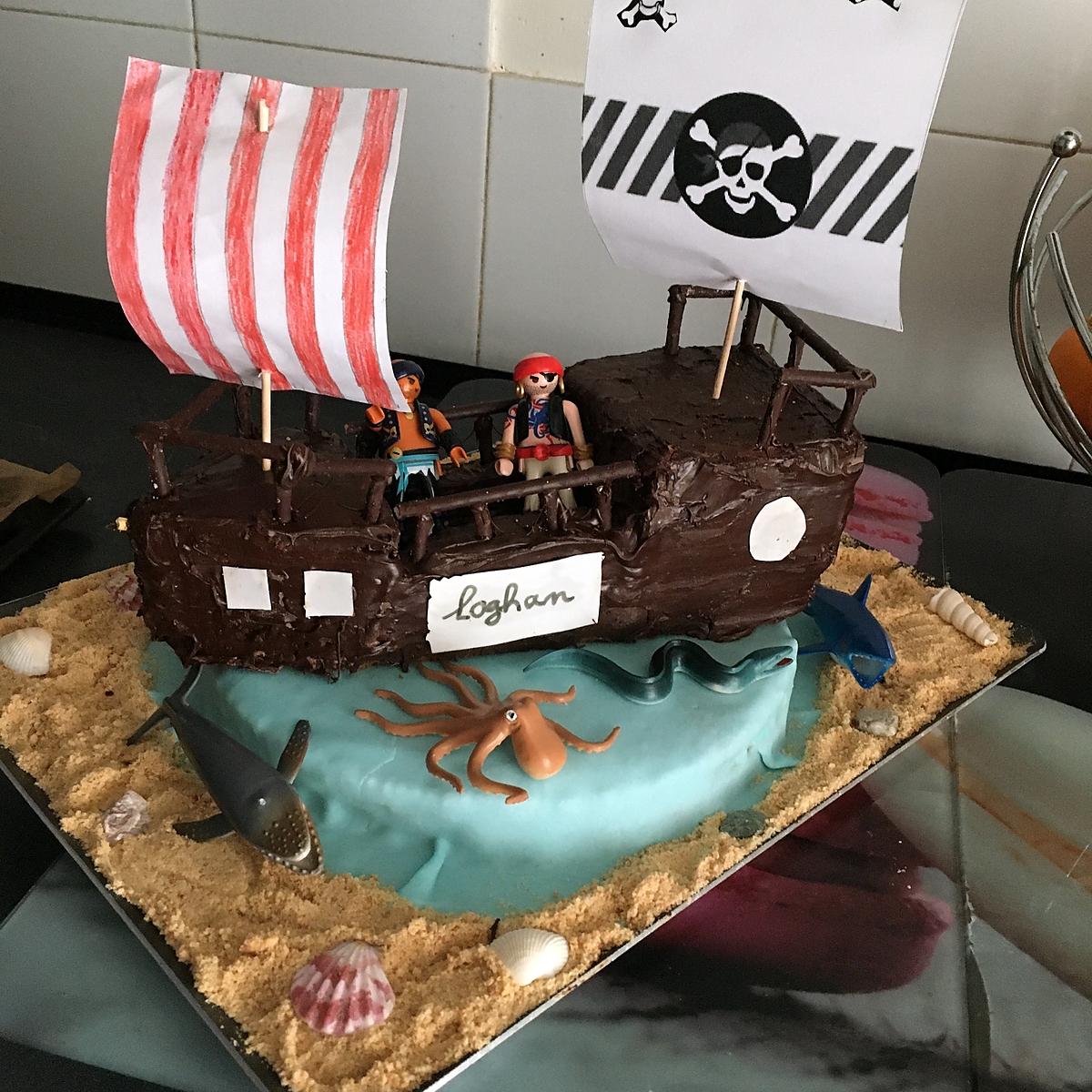 recette Gateau bateau de pirate