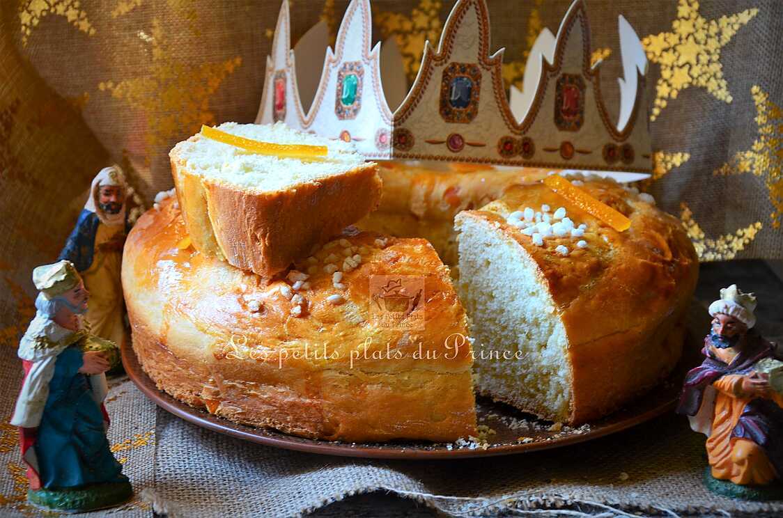Brioche des Rois à l'orange confite pour l’Épiphanie