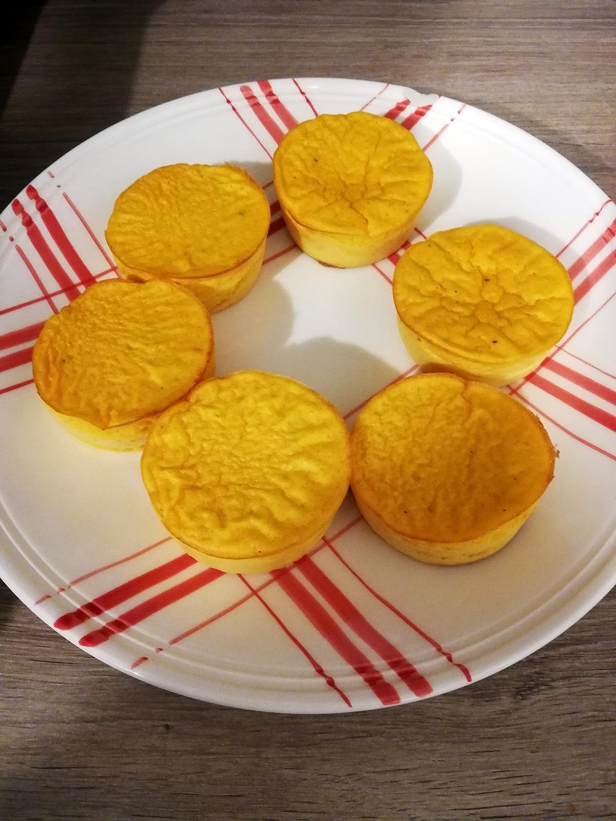 recette Petits flans aux potiron