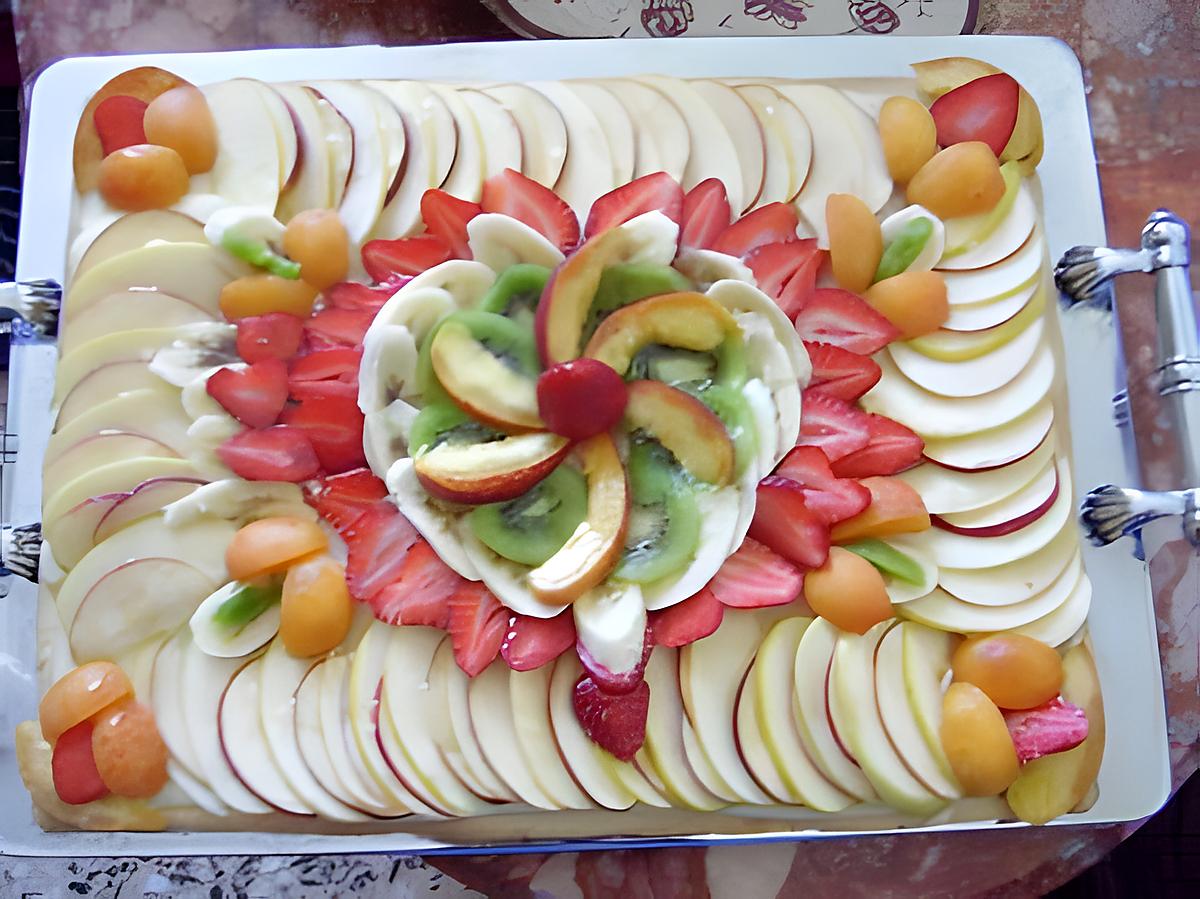 recette tarte aux fruits autre présentation 2