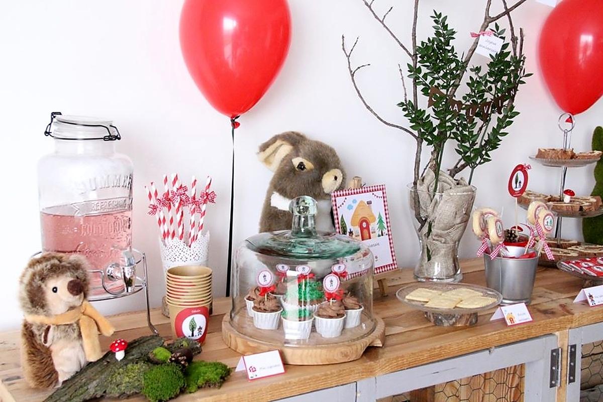 recette Buffet d'anniversaire *Théme forêt enchantée* pour les 5 ans de notre fils