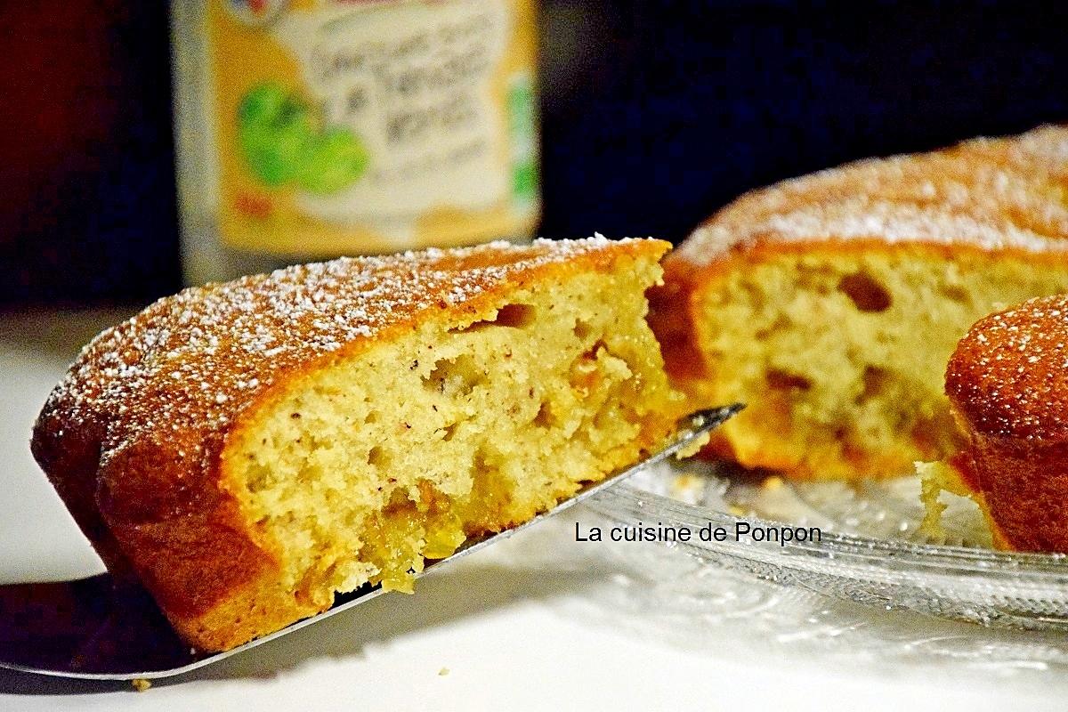 recette Gâteau moelleux à la confiture de tomates vertes et blancs d'oeufs