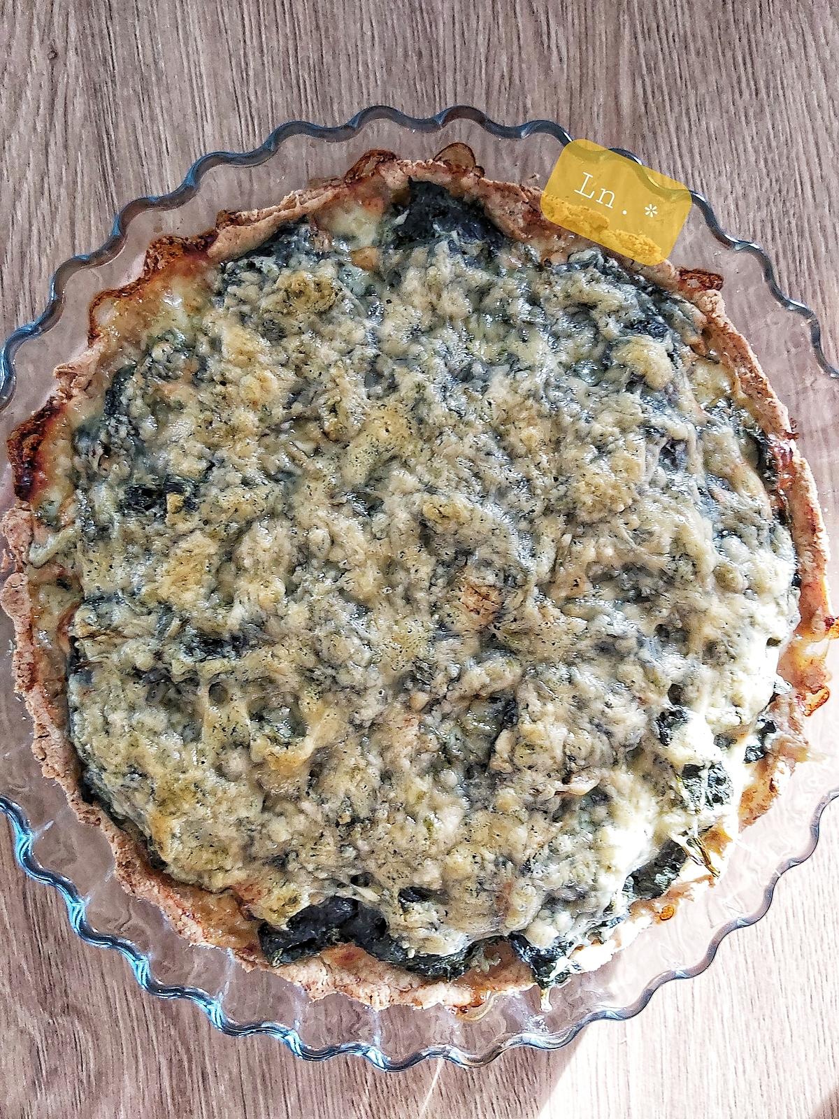 recette Tarte épinards & comté